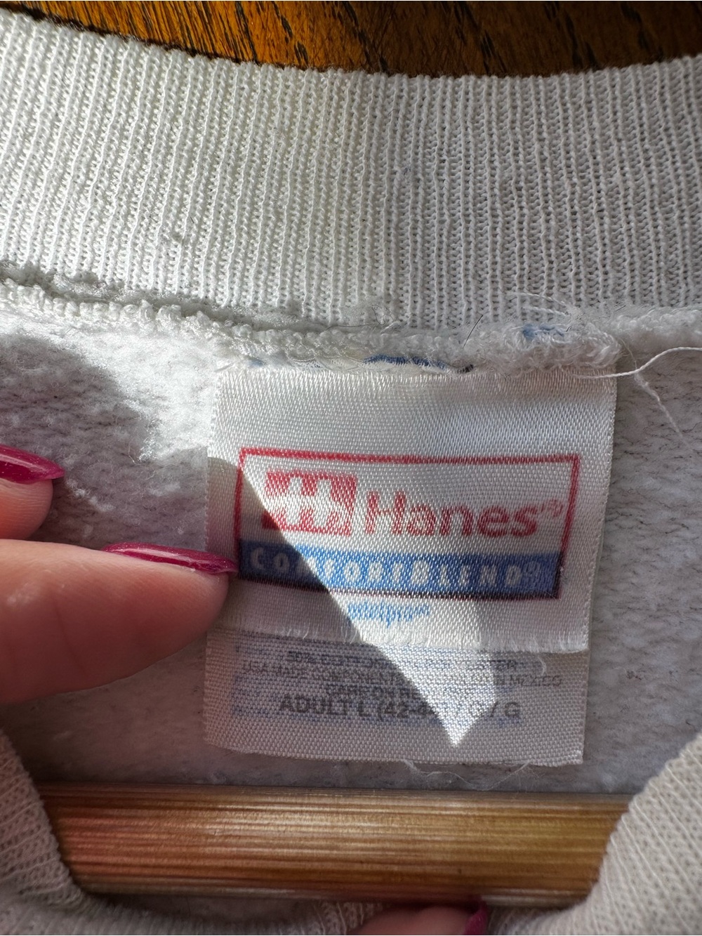 Vintage Quilted Country Cottage Crewneck Sweatshirt Size L - Picture 6 of 6